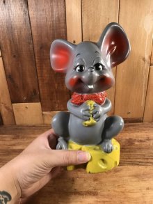 他の写真3: Russ Berrie Mouse On Cheese Coin Bank　ラスベリー　ビンテージ　コインバンク　ネズミ　70年代