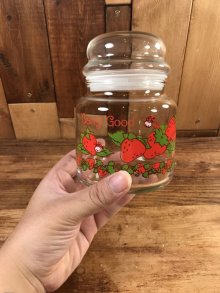 他の写真3: Strawberry Shortcake Small Glass Canister　ストロベリーショートケーキ　ビンテージ　キャニスター　キャンディポット　80年代