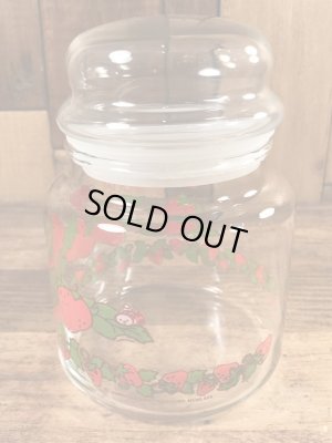 ストロベリーショートケーキのスモールサイズの80’sヴィンテージキャニスター