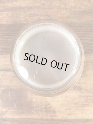 ストロベリーショートケーキのスモールサイズの80年代ビンテージガラスキャンディポット