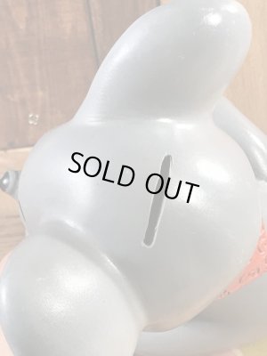 ラスベリー社製のネズミの70年代ビンテージ貯金箱フィギュア