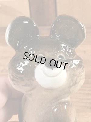 モスクワオリンピックのこぐまのミーシャの80年代ビンテージ陶器フィギュア