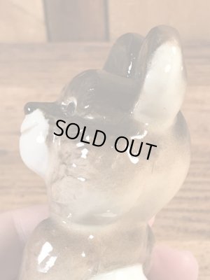 モスクワオリンピックのこぐまのミーシャの80年代ビンテージ陶器フィギュア