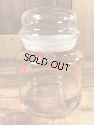 ストロベリーショートケーキのスモールサイズの80’sヴィンテージキャニスター