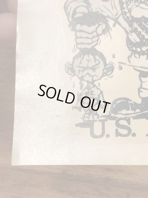 ビッグダディーエドロスのモンスターの60年代ビンテージ水張りステッカー