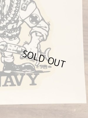 Ed “Big Daddy” RothのCorpsmen Rule U.S.Navyの60’sヴィンテージウォータースライドデカール