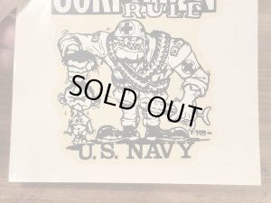 Ed “Big Daddy” RothのCorpsmen Rule U.S.Navyの60’sヴィンテージウォータースライドデカール