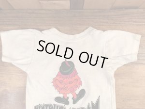 アドバタイジングキャラクターのマジックマウンテンの70年代ビンテージ子供用Tシャツ