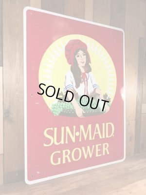 カリフォルニアレーズンで有名なサンメイドの80年代ビンテージ看板