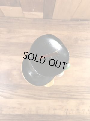 New York Vinyl Prod社製のウッドベースの弾くアヒルの70年代ビンテージ貯金箱フィギュア