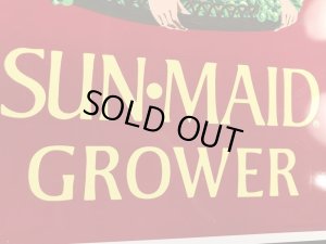 カリフォルニアレーズンで有名なSun Maidの80’sヴィンテージストアサイン