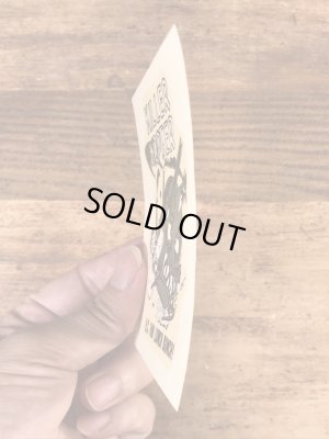 ビッグダディーエドロスのキラーコプターの60年代ビンテージ水張りステッカー