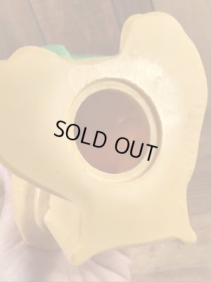 New York Vinyl Prod社製のウッドベースの弾くダックの70’sヴィンテージコインバンクドール