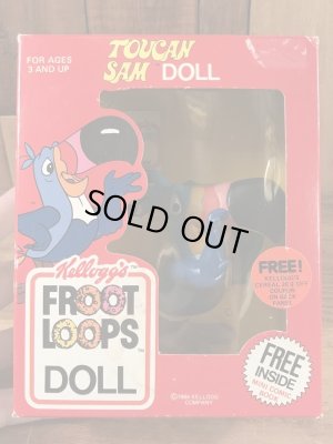 ケロッグのアドバタイジングキャラクター「スナップクラックルポップ」の70年代ビンテージ箱付きドールセット
