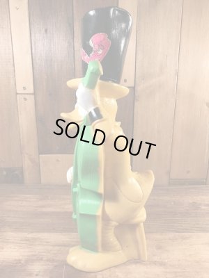 New York Vinyl Prod社製のウッドベースの弾くダックの70’sヴィンテージコインバンクドール