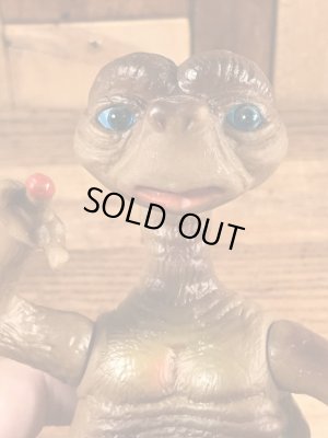 スイッチを入れると目が光るイーティーの80年代ビンテージフィギュア