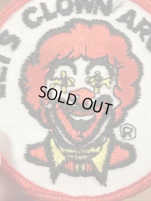 マクドナルドのロナルドの70年代ビンテージワッペン