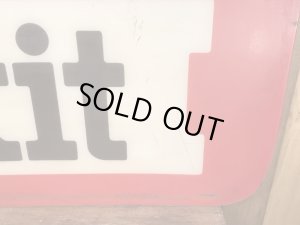 ケンタッキーフライドチキンのThank You Exitと書かれた70’sヴィンテージ看板