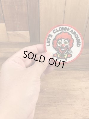 マクドナルドのロナルドの70年代ビンテージワッペン