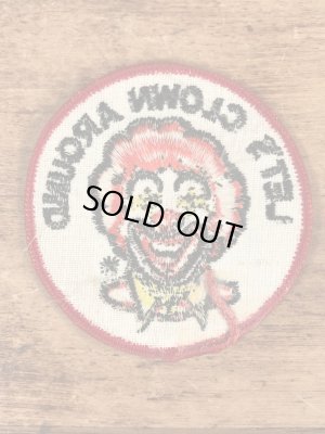 マクドナルドのロナルドの70’sヴィンテージパッチ