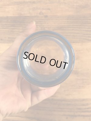 Burger Kingの王様とメッセージが書かれた70’sヴィンテージガラスコップ