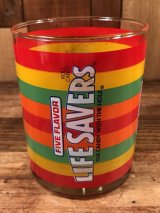 Five Flavor Roll Candy “Life Savers” Glass　ライフセーバー　ビンテージ　グラス　70年代〜