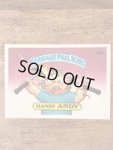 Topps Garbage Pail Kids “Handy Andy” Sticker Card 230b　ガーベッジペイルキッズ　ビンテージ　ステッカーカード　80年代