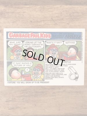 Topps社製のガーベッジペイルキッズの80’sヴィンテージステッカーカード