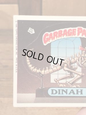 トップス社製のガーベッジペイルキッズの80年代ビンテージステッカーカード