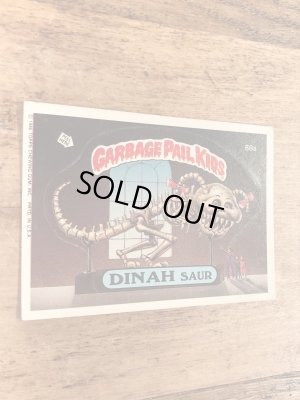 トップス社製のガーベッジペイルキッズの80年代ビンテージステッカーカード