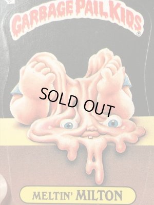 トップス社製のガーベッジペイルキッズの80年代ビンテージステッカーカード