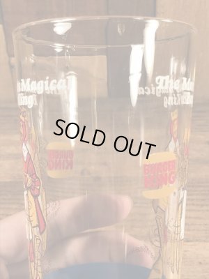 バーガーキングの王様が描かれた70年代ビンテージグラス