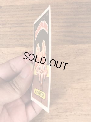 トップス社製のガーベッジペイルキッズの80年代ビンテージステッカーカード