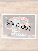 Topps Garbage Pail Kids “Dinah Saur” Sticker Card 88a　ガーベッジペイルキッズ　ビンテージ　ステッカーカード　80年代