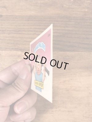 トップス社製のガーベッジペイルキッズの80年代ビンテージステッカーカード