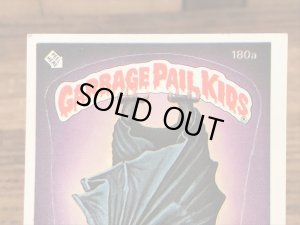 トップス社製のガーベッジペイルキッズの80年代ビンテージステッカーカード