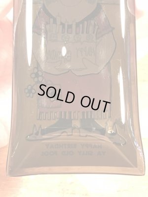 Houze Art社製のメッセージが描かれた60年代ビンテージ灰皿