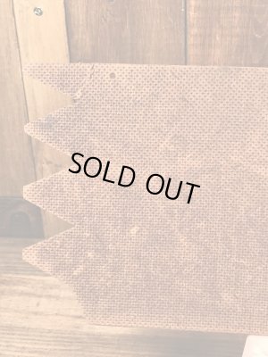 “Before You Louse It Up Thimk”のメッセージが書かれた木製の60年代ビンテージ壁掛け