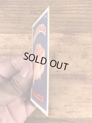 トップス社製のガーベッジペイルキッズの80年代ビンテージステッカーカード