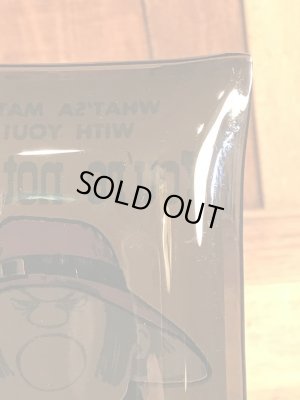 Houze Art社製のメッセージが描かれた60年代ビンテージ灰皿