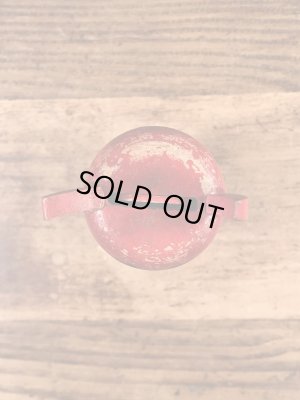 レッドデビルのポップシーズの60年代ビンテージウッドトイ