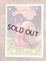 Topps Garbage Pail Kids “Dale Snail” Sticker Card 145a　ガーベッジペイルキッズ　ビンテージ　ステッカーカード　80年代
