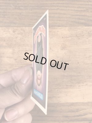 トップス社製のガーベッジペイルキッズの80年代ビンテージステッカーカード