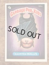 Topps Garbage Pail Kids “Haunted Hollis” Sticker Card 180a　ガーベッジペイルキッズ　ビンテージ　ステッカーカード　80年代