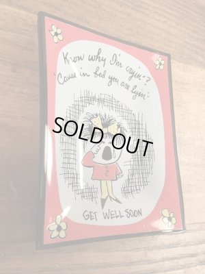 Houze Art社製のメッセージが描かれた60年代ビンテージ灰皿