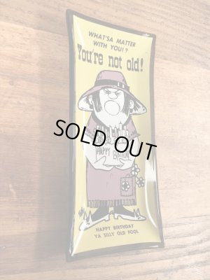 Houze Art社製のメッセージが描かれた60年代ビンテージ灰皿