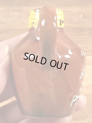 Little Brown Jugのセラミック製の50〜60’sヴィンテージソルト&ペッパー