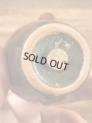 Little Brown Jugのセラミック製の50〜60’sヴィンテージソルト&ペッパー