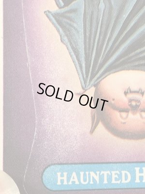 トップス社製のガーベッジペイルキッズの80年代ビンテージステッカーカード