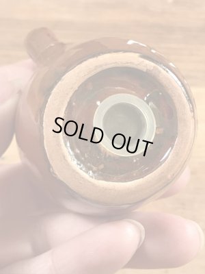 Little Brown Jugのセラミック製の50〜60’sヴィンテージソルト&ペッパー